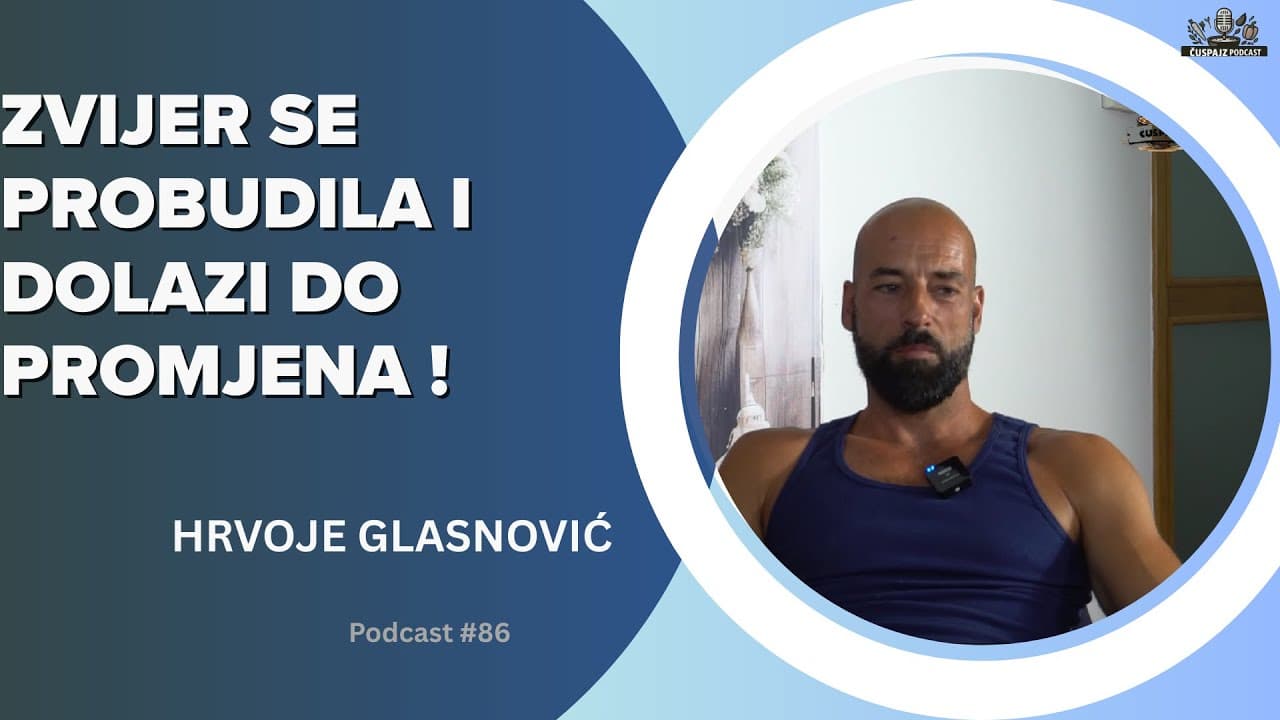 PODCAST ČUŠPAJZ #86 - Ako nastane  panika u gradu  , ja bih bio na svom terenu ! -HRVOJE GLASNOVIĆ