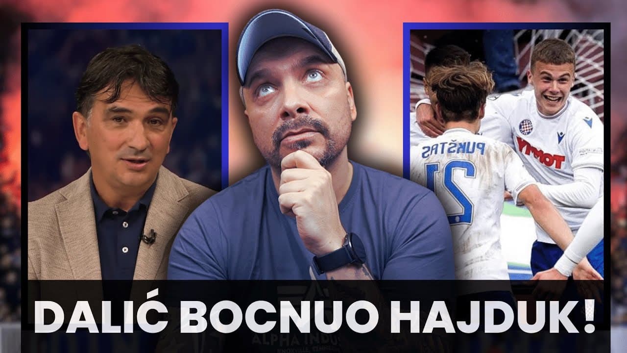 🎙️ZLATKO DALIĆ BI SA JUNIORIMA HAJDUKA BIO TREĆI U HNLu? HMM...