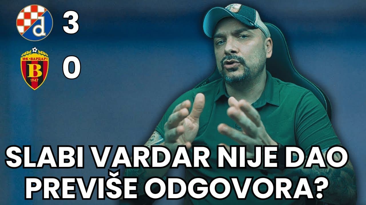 DINAMO POBJEDIO SLABI VARDAR! DINAMU TREBA PRAVI NAPADAČ!