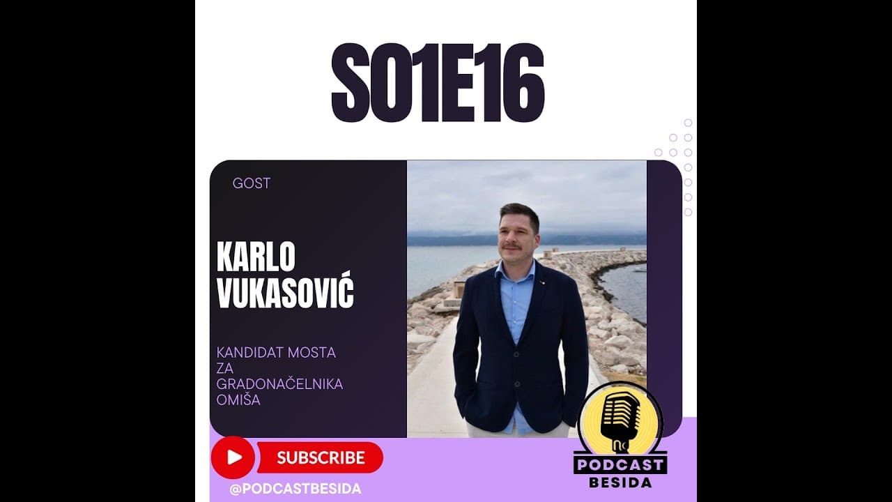 Podcast Besida #16 / Karlo Vukasović: “ Zbog Nina Raspudića ušao sam u MOST.”