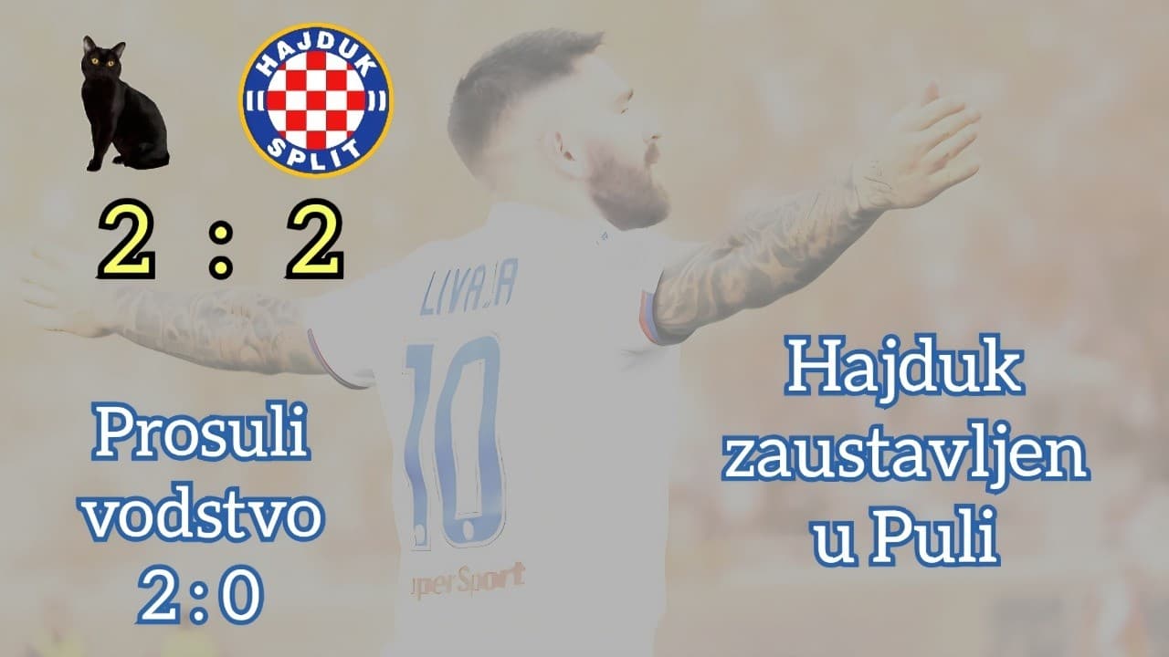Istra Hajdukova crna mačka ❤️💙 fizički padamo nakon 60. minute 🤍 Prgavi podcast