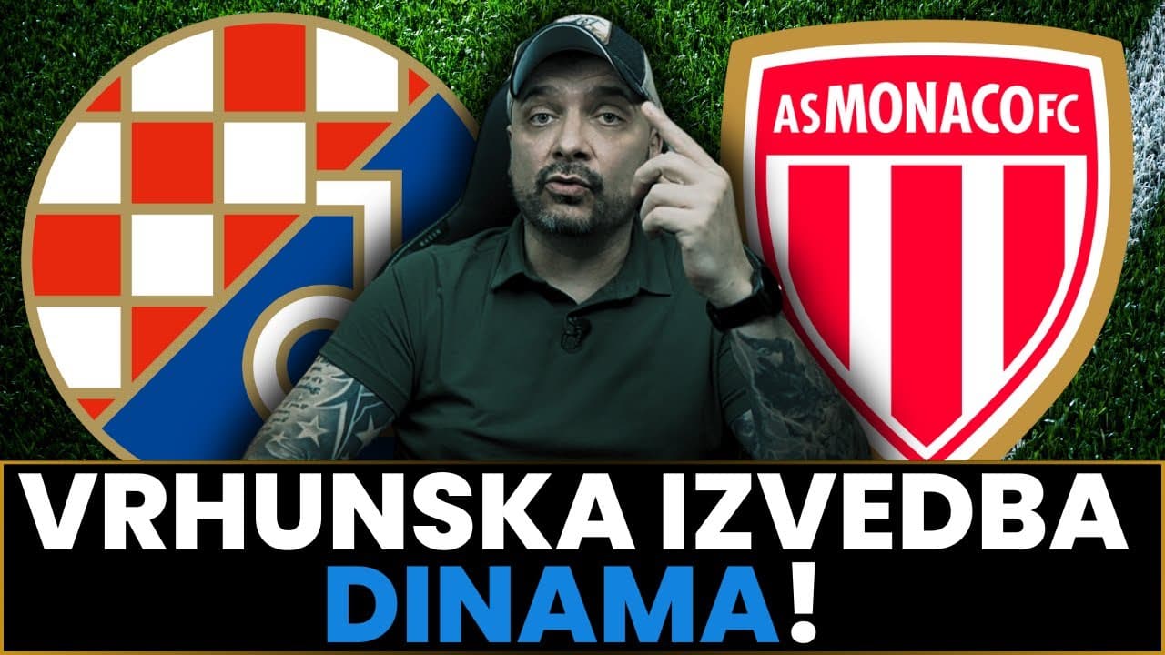 DINAMO vs MONACO 2:2! ODLIČAN DINAMO, NAŽALOST SAMO BOD!