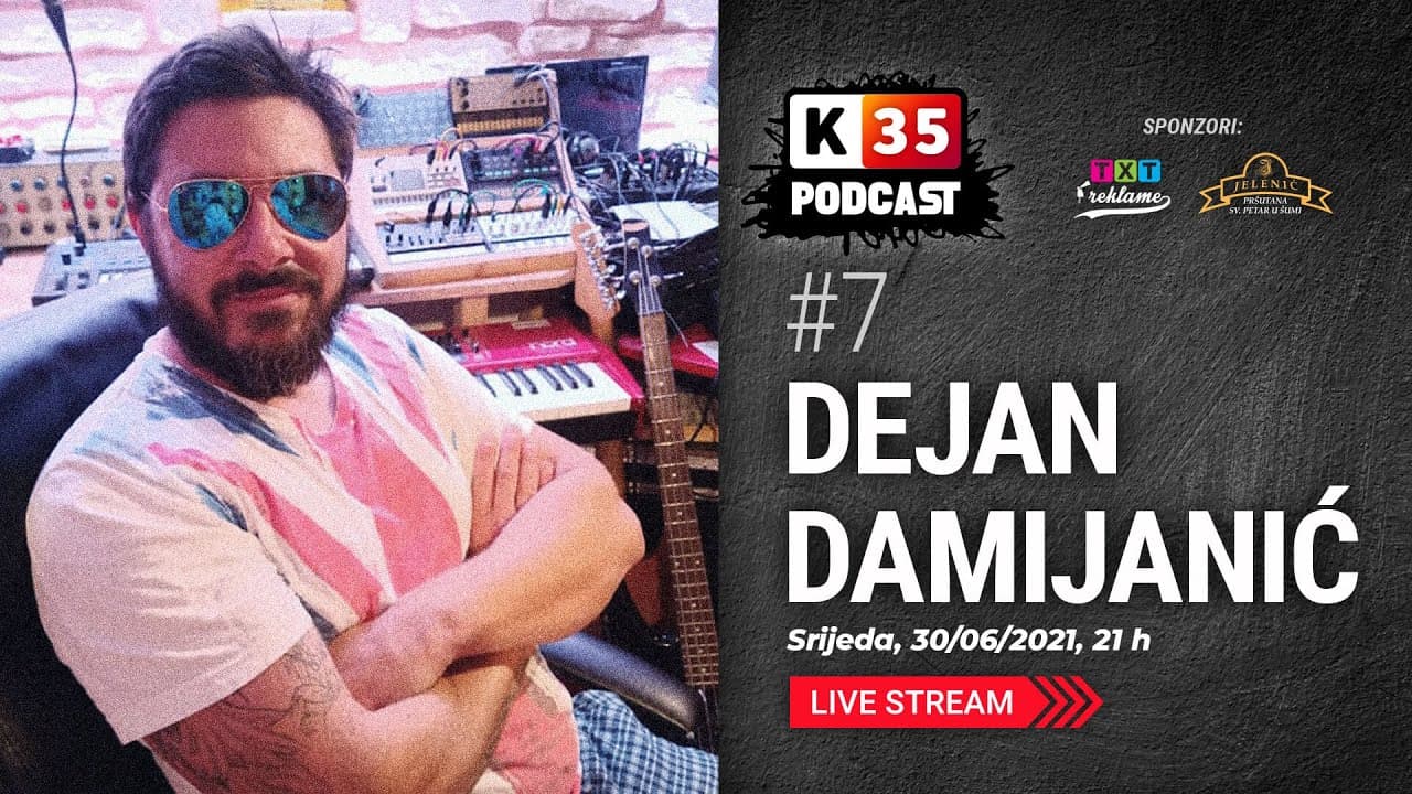 Dejan Damijanić, član grupe Night Express gost u emisiji - podcast k35
