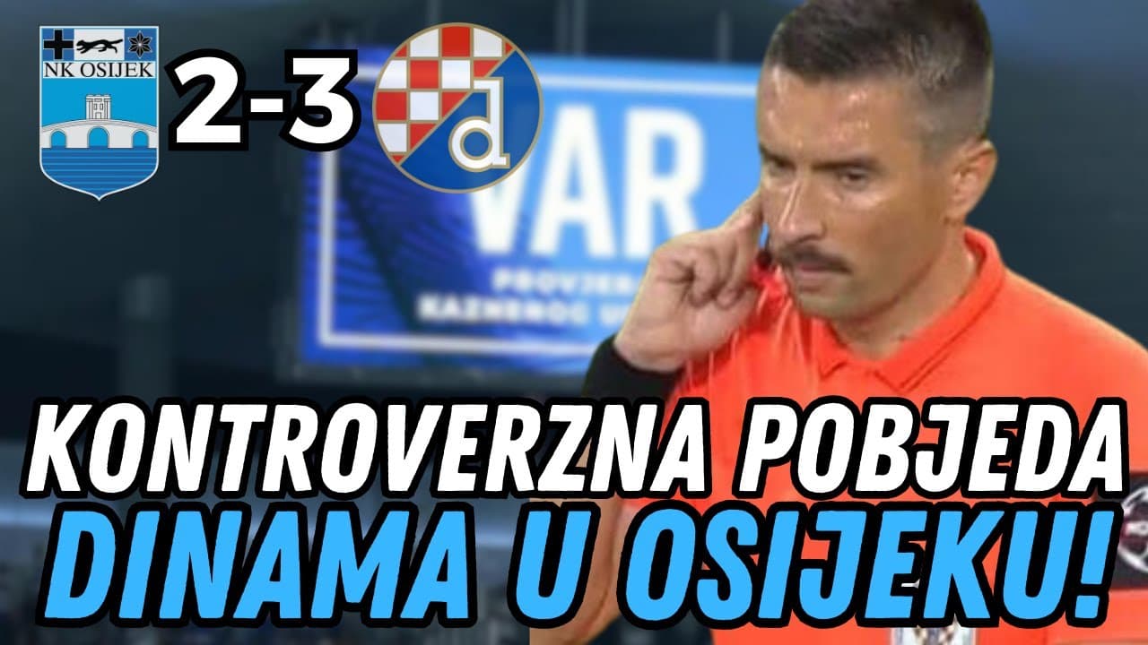 🚨OSIJEK vs DINAMO ZAGREB 2:3! KOMENTAR NA KOMENTAR!
