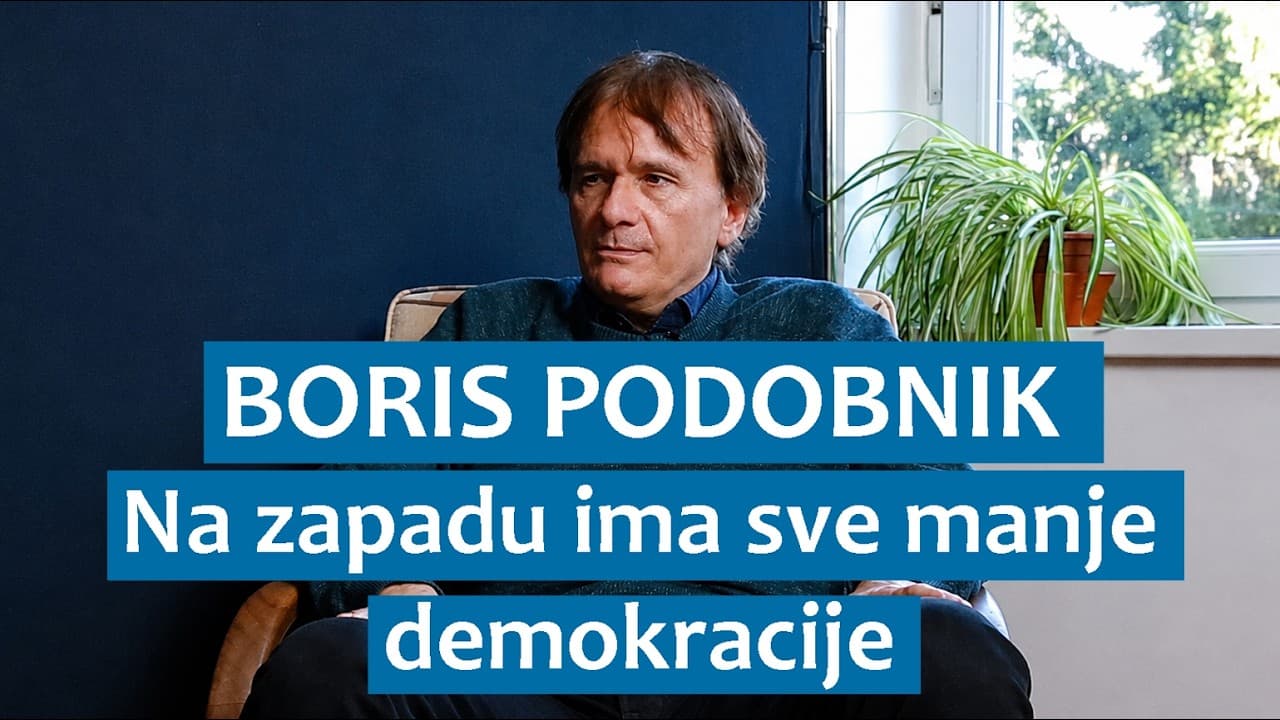 Boris Podobnik: Na zapadu ima sve manje demokracije