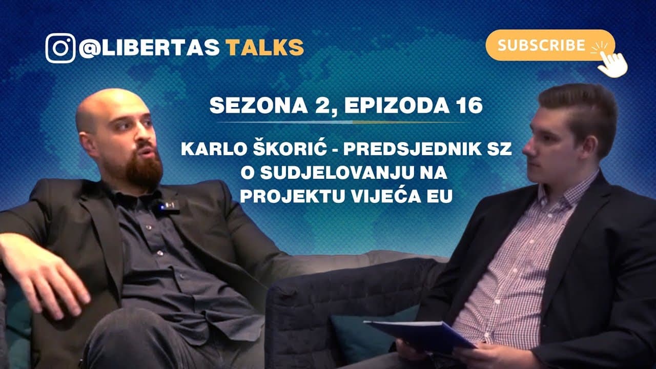 S2E16: Karlo Škorić - predsjednik Studentskog zbora Libertas o sudjelovanju na projektu Vijeća EU