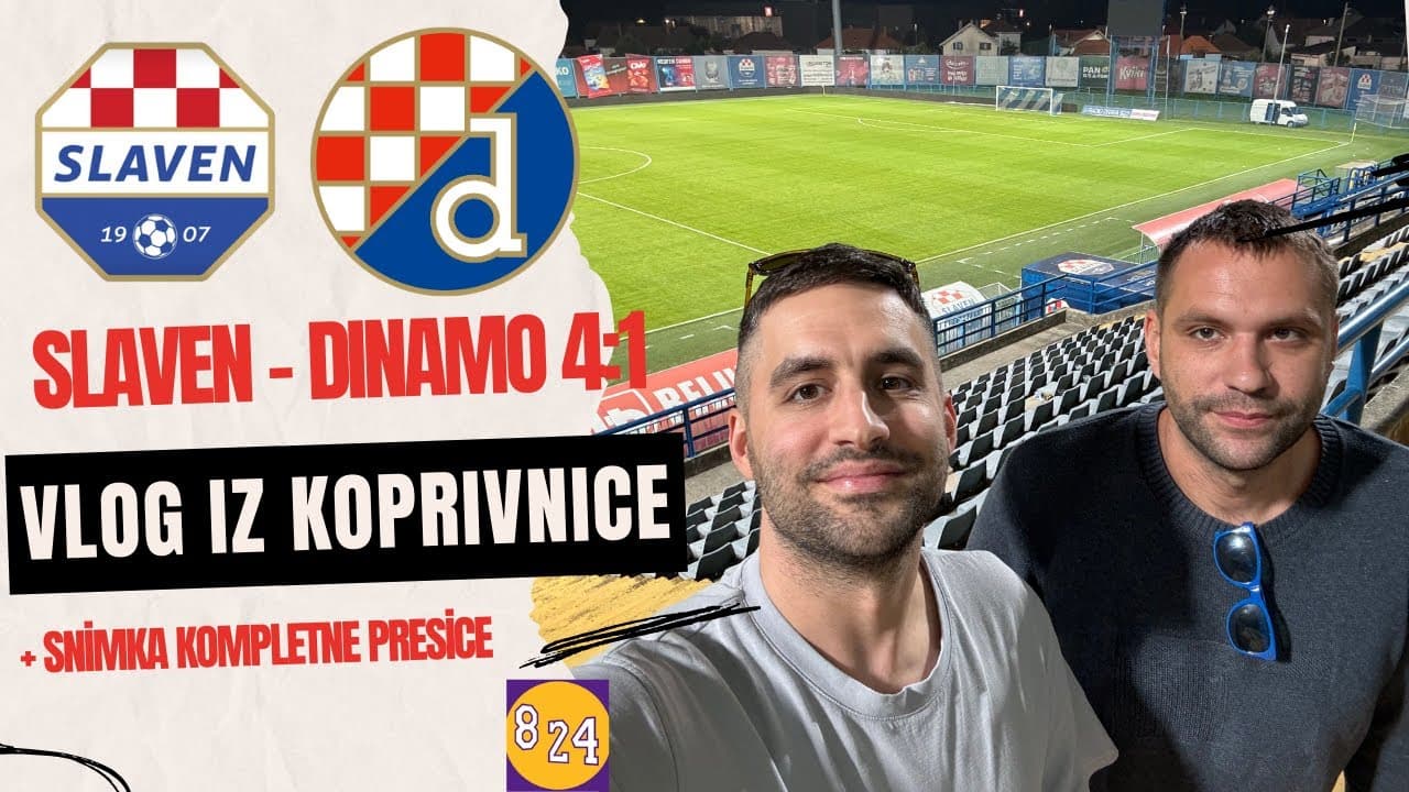 SLAVEN - DINAMO 4:1 (VLOG IZ KOPRIVNICE) / VLOGLIĆ #22