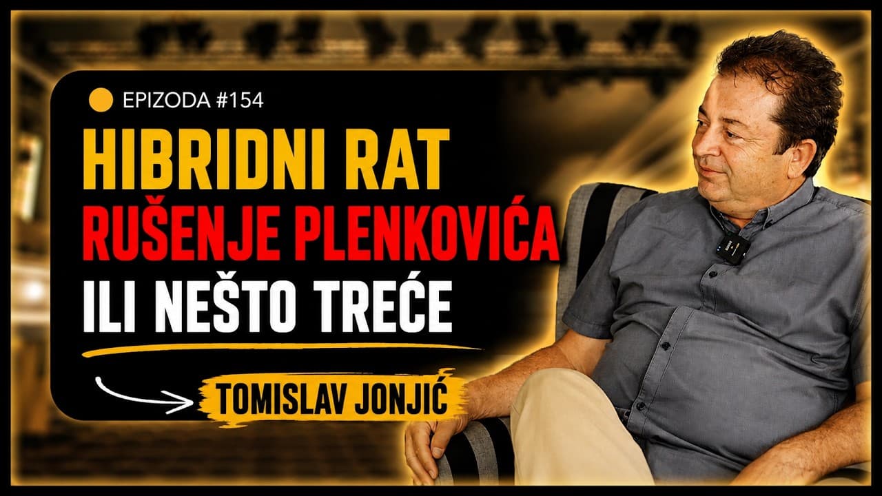 TOMISLAV JONJIĆ -Otvoreno o požarima i aferama sa otpadom PODCAST ČUŠPAJZ #154
