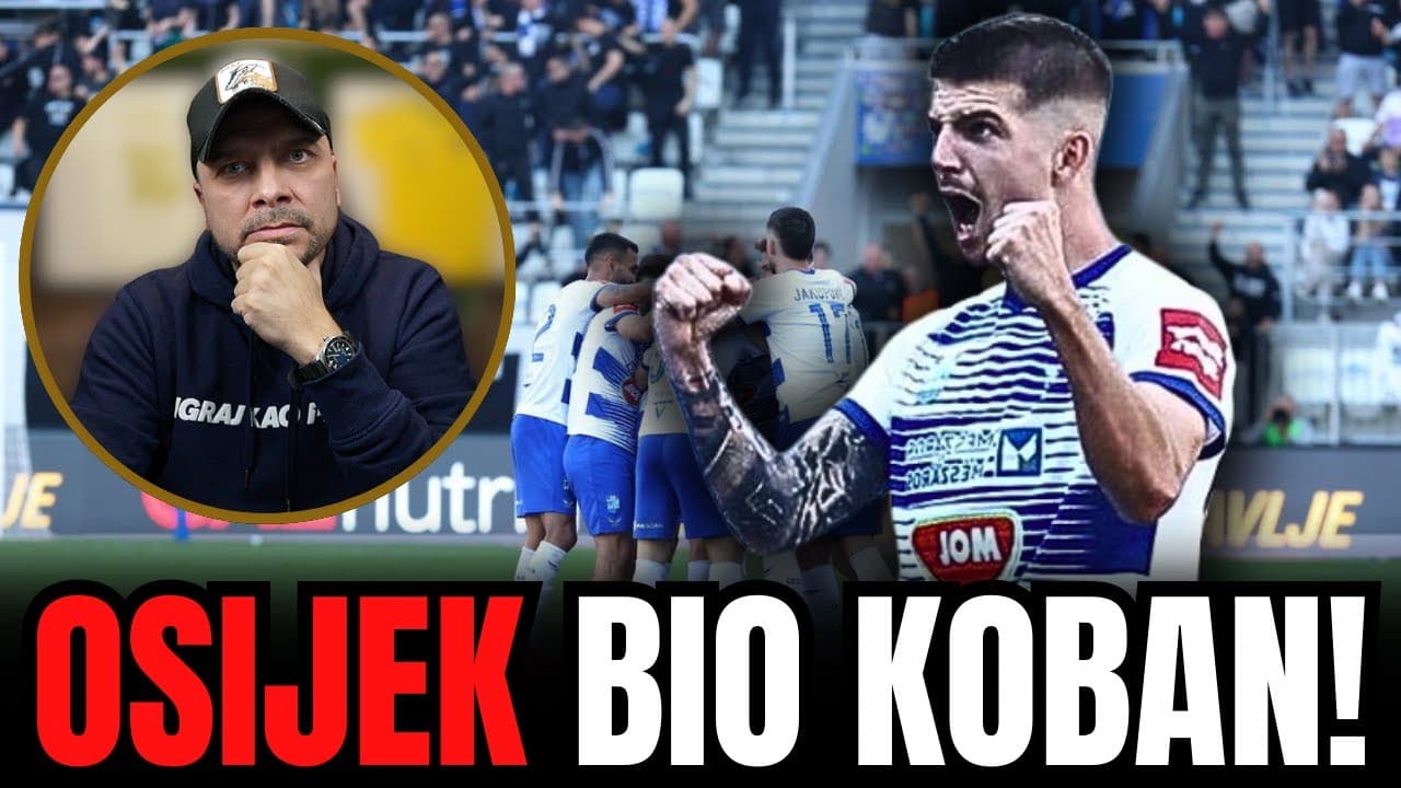 OSIJEK vs HAJDUK 2:0! HAJDUK JE U PROBLEMIMA!