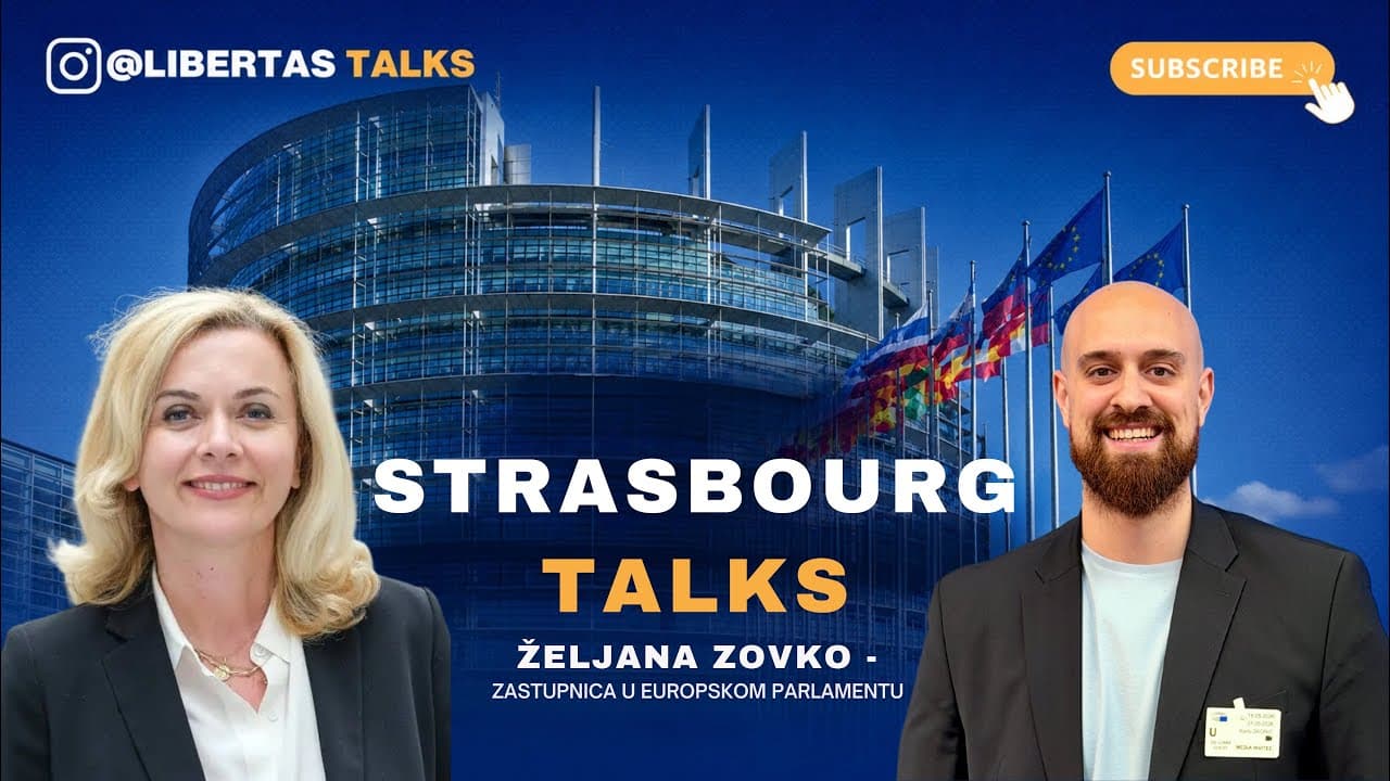 Strasbourg Talks: Željana Zovko - Moja želja i borba u politici je da ne dopustim da me ušutkaju