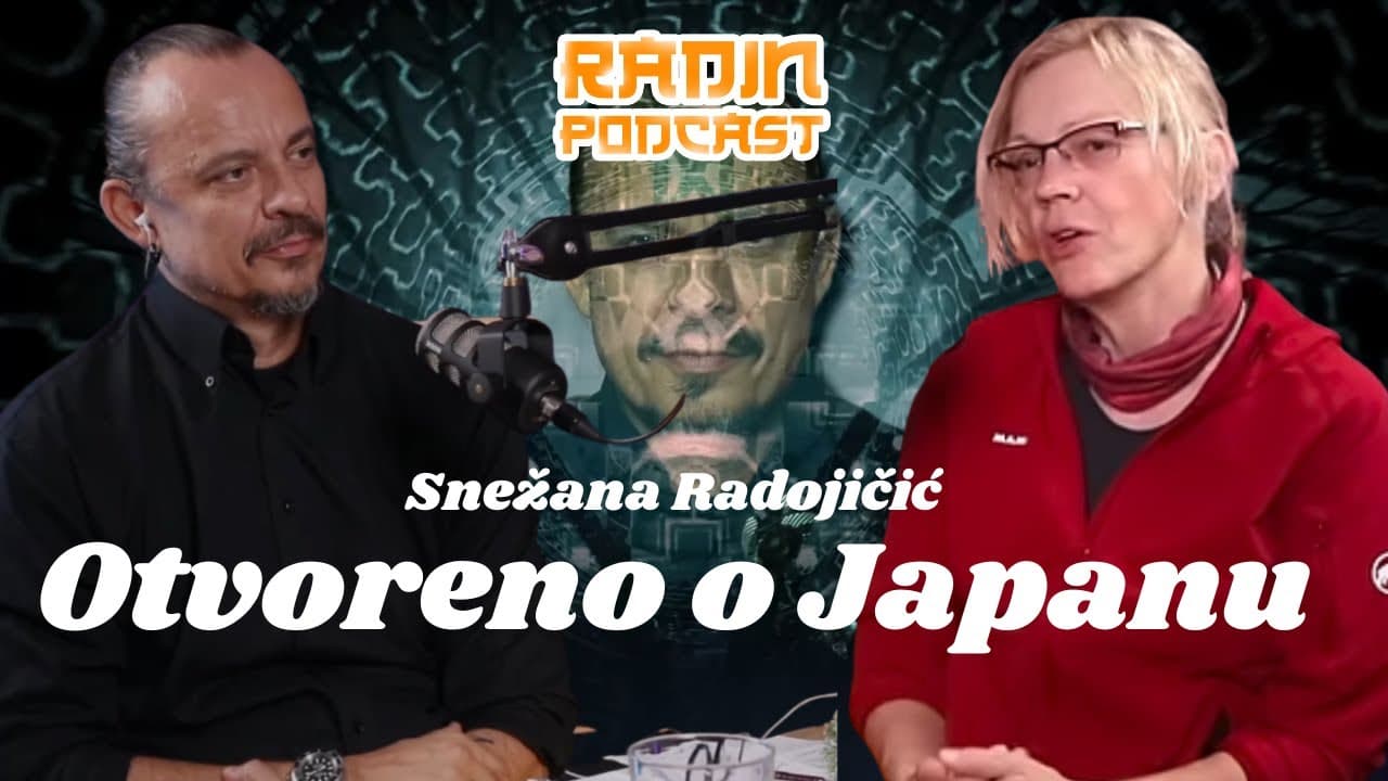 Otvoreno o Japanu - Snežana Radojičić - 7 Minuta sa Radinom - Nikola Radin Podcast