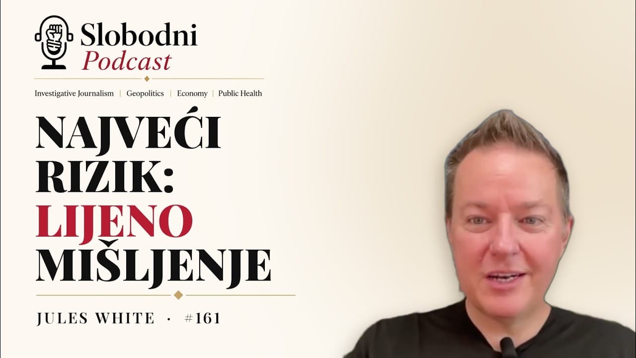 Najveći rizik: lijeno razmišljanje | Jules White, SLOBODNI podcast #161