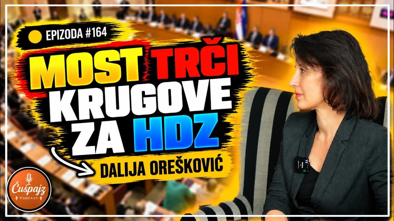 DALIJA  OREŠKOVIĆ  - Antifašizam nije lijeva vrijednost  PODCAST ČUŠPAJZ #164