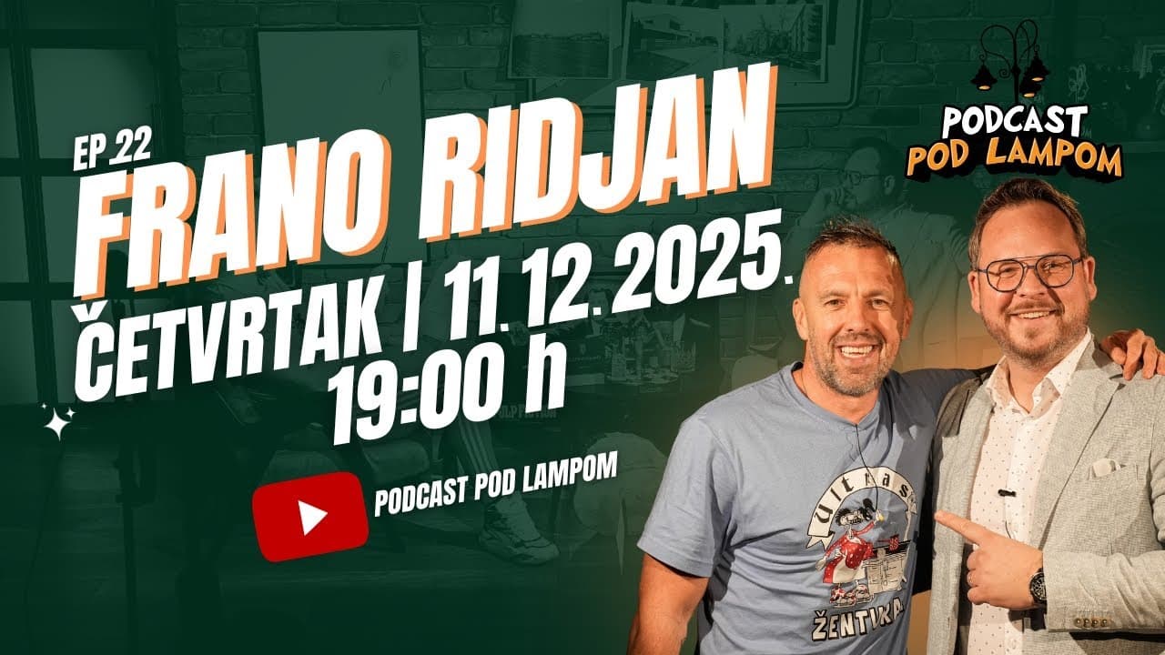 Podcast Pod Lampom - ep. 22 - Frano Ridjan