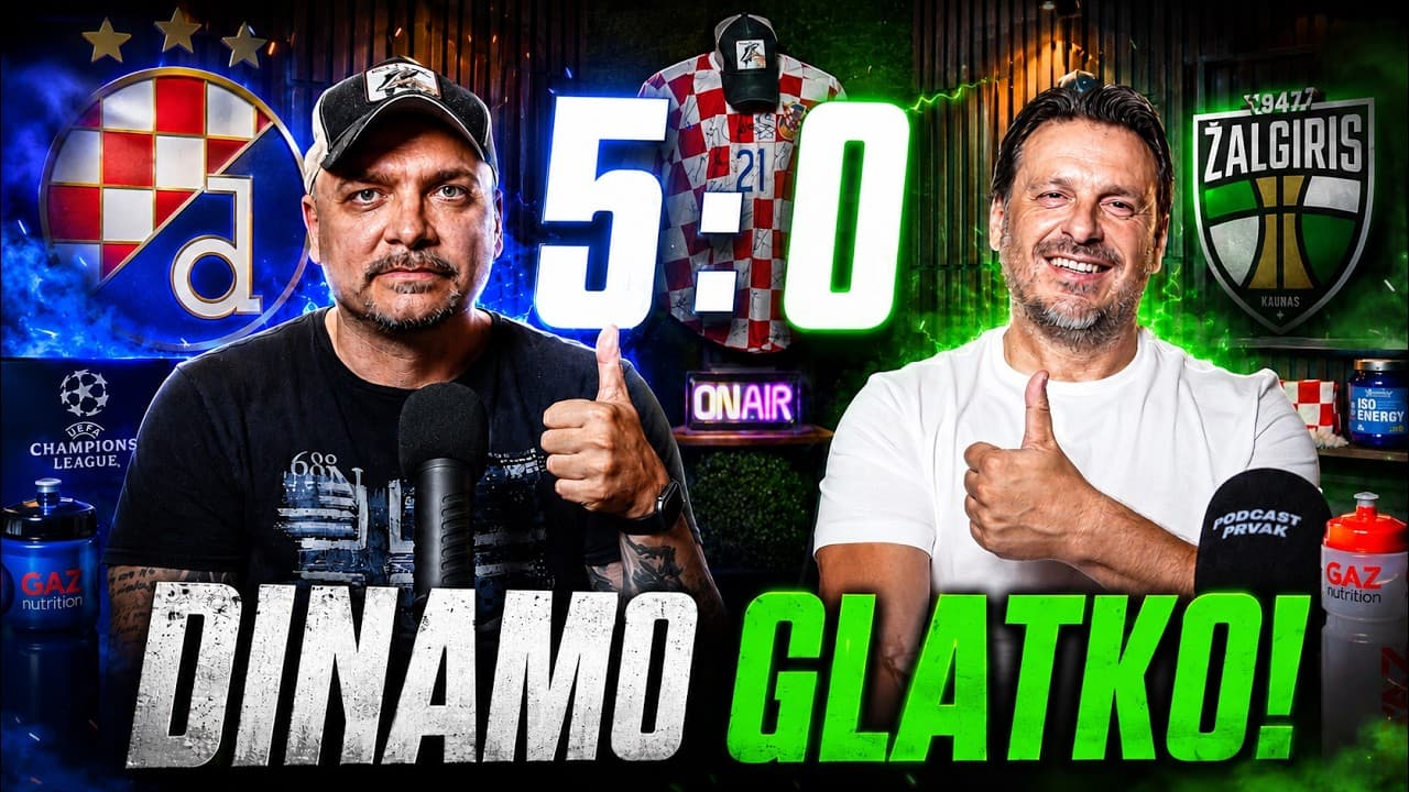 DINAMO vs K. ŽALGIRIS 5:0! DINAMO SVE RIJEŠIO!