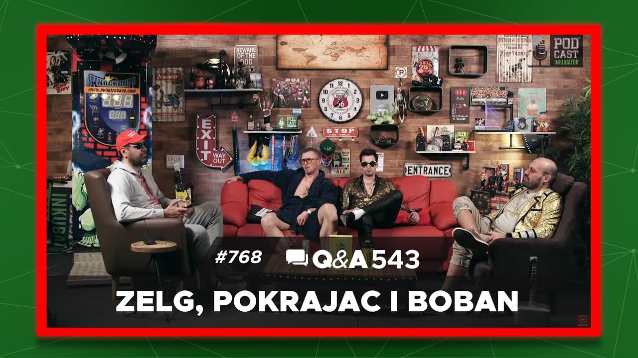 Podcast Inkubator #768 Q&A 543 - Zelg, Pokrajac i Boban