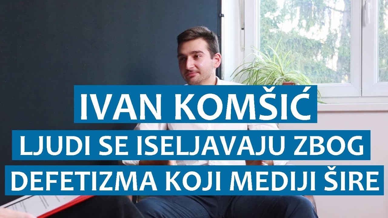 Ivan Komšić: Hrvati se iseljavaju zbog defetizma koji mediji šire