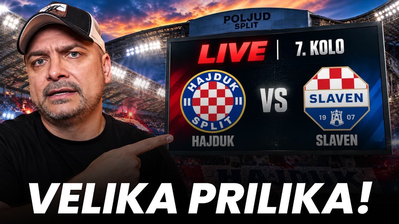HAJDUK vs SLAVEN 1:0! HAJDUK PREUZEO VRH!