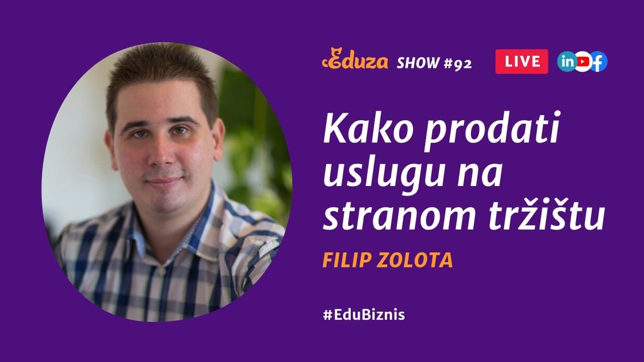 Kako prodati ekspertnu uslugu na stranom tržištu: Filip Zolota