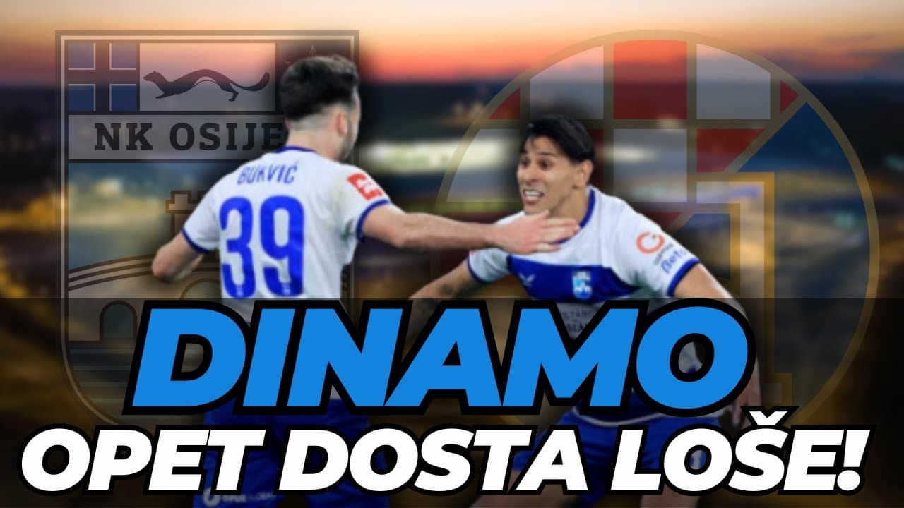 OSIJEK vs DINAMO 1:1! PRVE REAKCIJE VRUČE GLAVE!