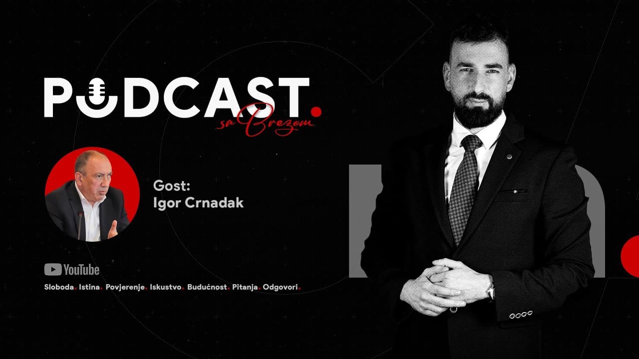 Igor Crnadak Dodiku: Ne bojim se tvojih prijetnji, ideš u političku penziju 23.11! #dodik #podcast