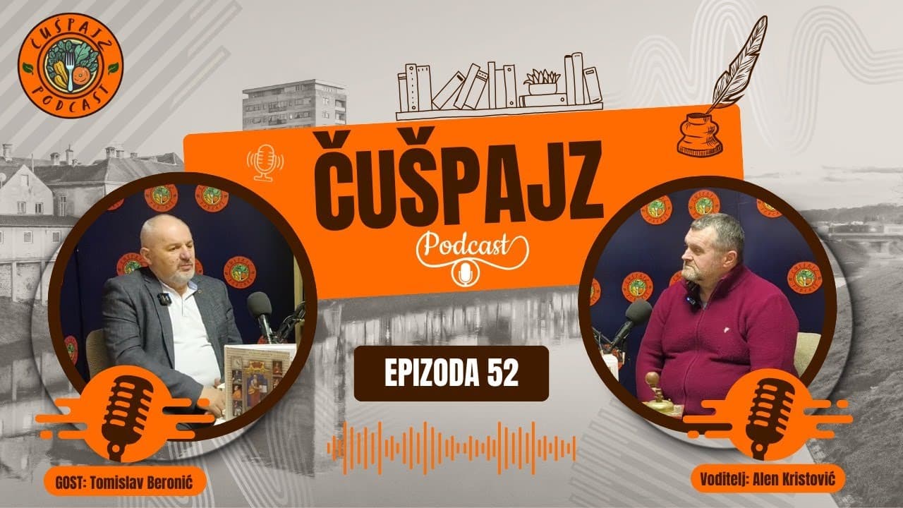 PODCAST ČUŠPAJZ  #52  - TOMISLAV BERONIĆ " Glagoljica prije Ćirila i Metoda "