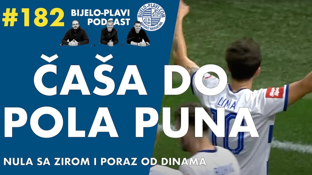Bijelo-plavi podcast #182: Čaša do pola puna