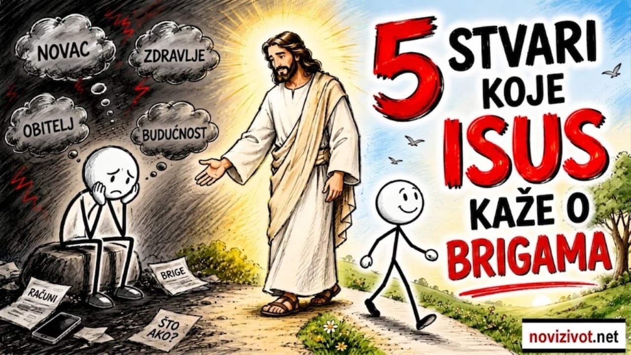5 stvari koje Isus kaže o brigama, a mnogi ljudi ih ignoriraju