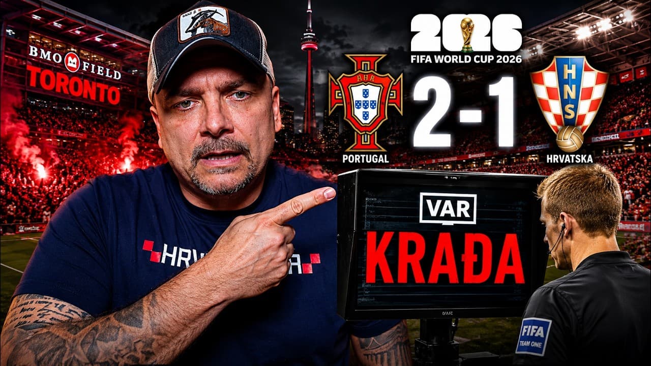 PORTUGAL vs HRVATSKA 2:1! ČASNO ISPALI I POKRADENI!