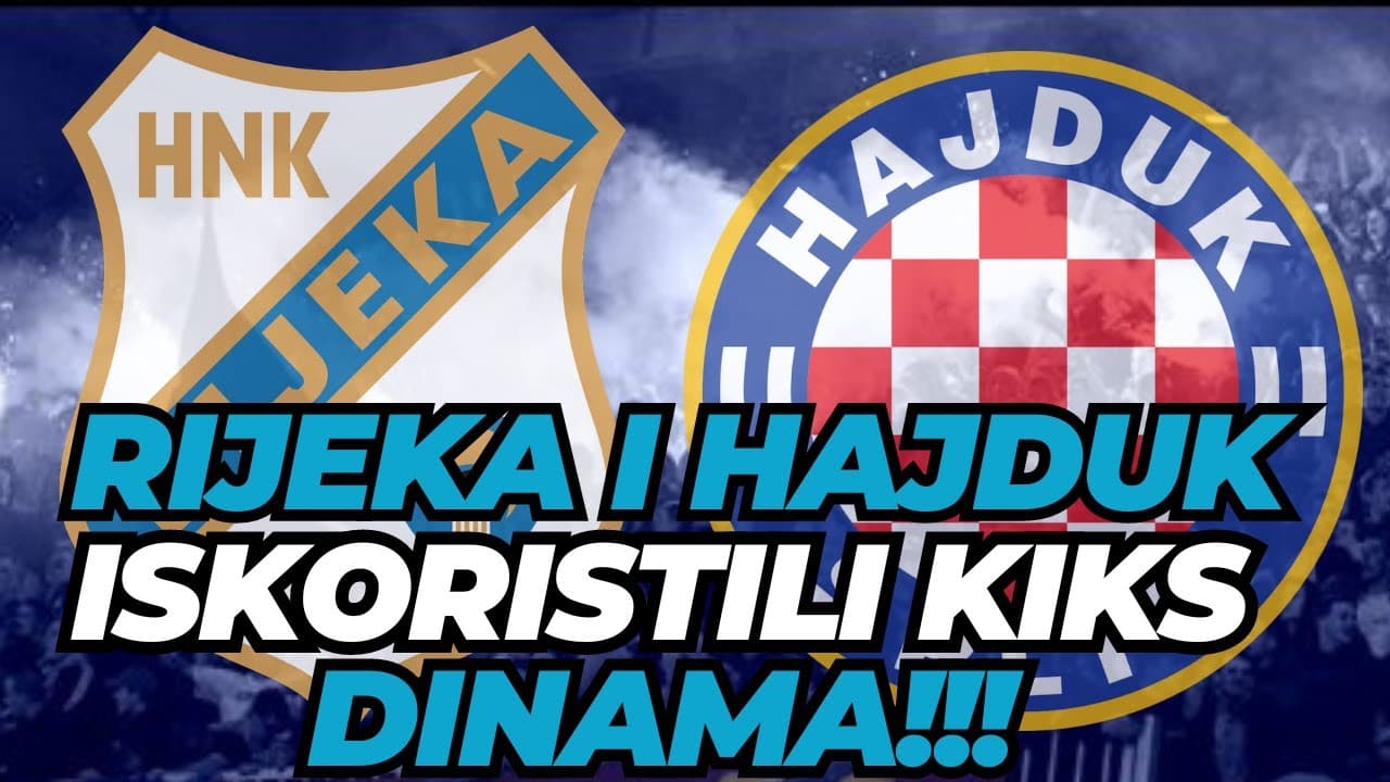 GORICA vs RIJEKA 0:2! HAJDUK vs SLAVEN BELUPO 4:0! KONKURENTI ISKORISTILI KIKS DINAMA!