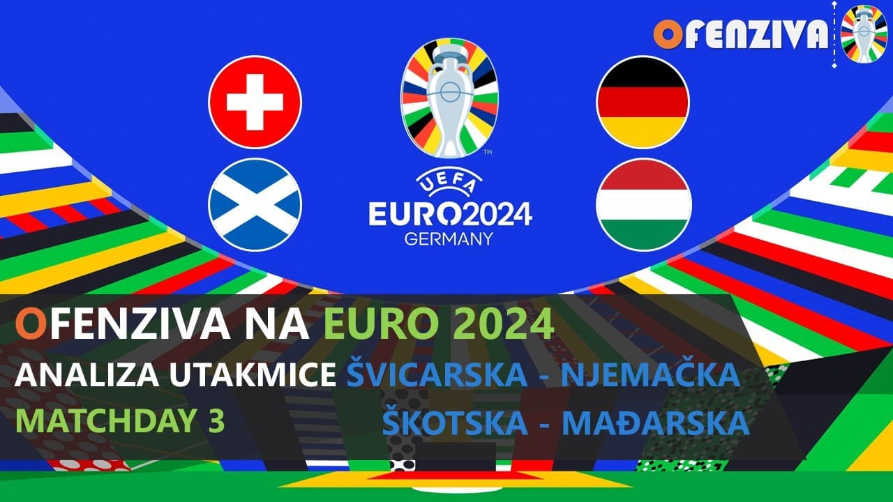 Ofenziva na Euro Live: Švicarska - Njemačka 1:1 | Škotska - Mađarska 0:1