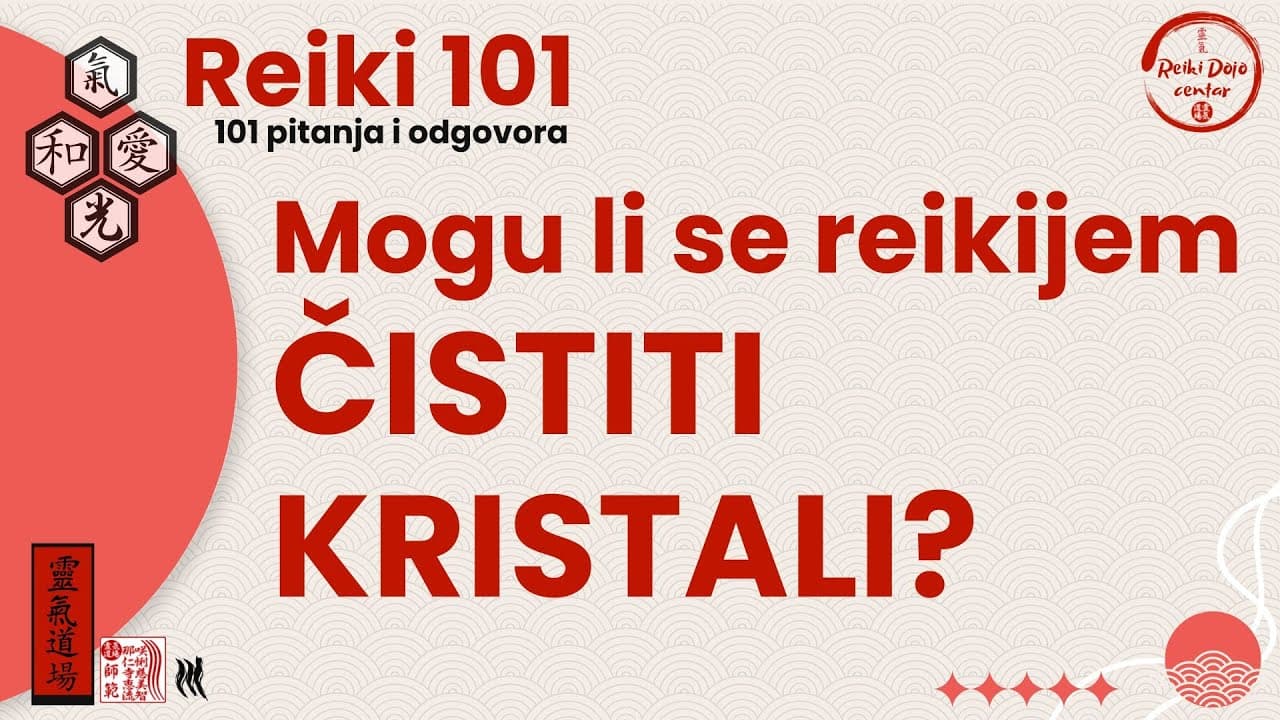 Mogu li se reikijem čistit kristali