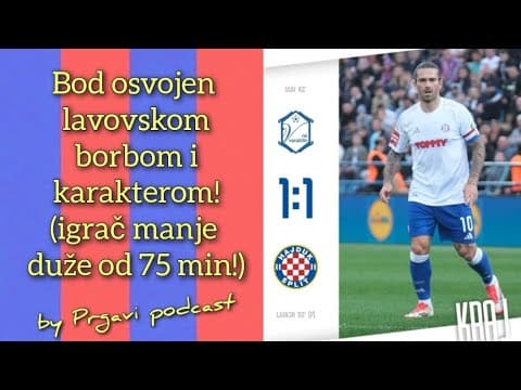 Prgavi podcast #144 - analiza utakmice s Varaždinom