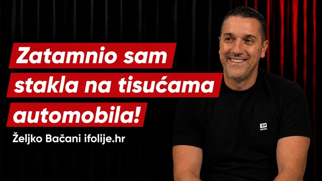 Na nekim autima zatamnim stakla za manje od sat vremena!