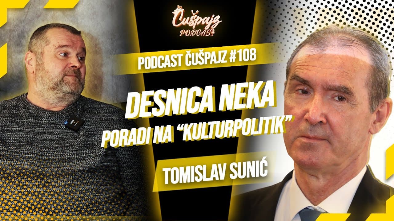 TOMISLAV SUNIĆ- Percepiraju me kao zagovornika Donalda Trumpa i ruskog agenta! PODCAST ČUŠPAJZ #108