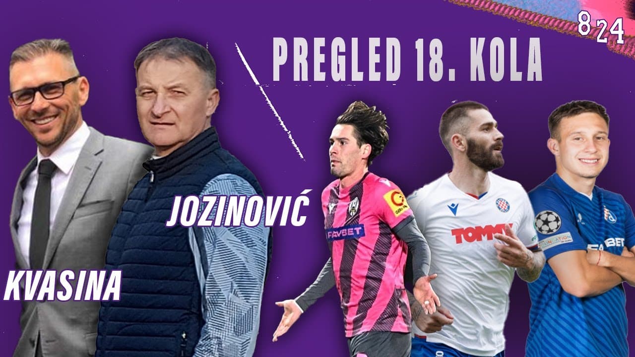 Rijeka i Hajduk na +7 od Dinama na kraju 2024. / Pregled 18. kola HNL