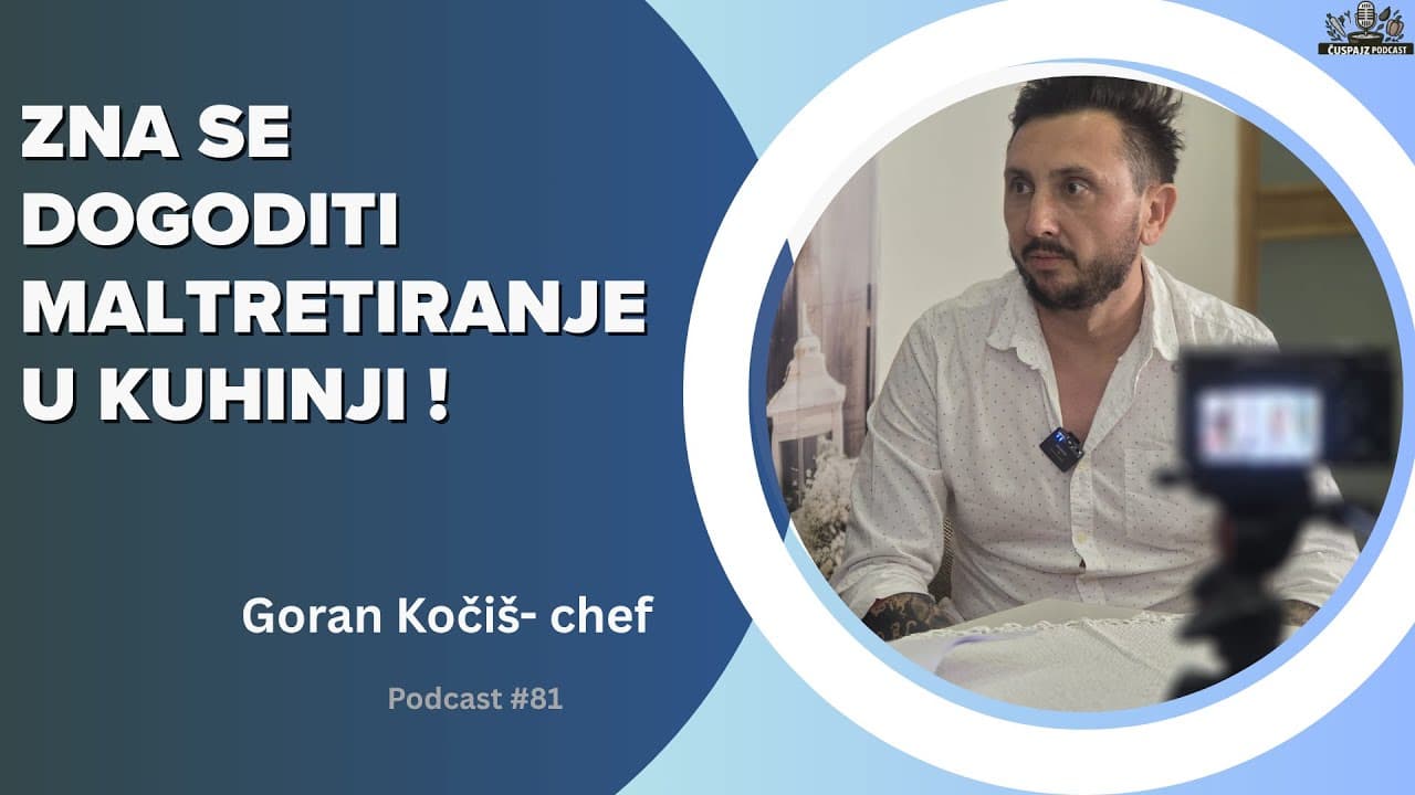 PODCAST ČUŠPAJZ #81 -Stres je toliki da zaboraviš popiti vodu! - GORAN KOČIŠ