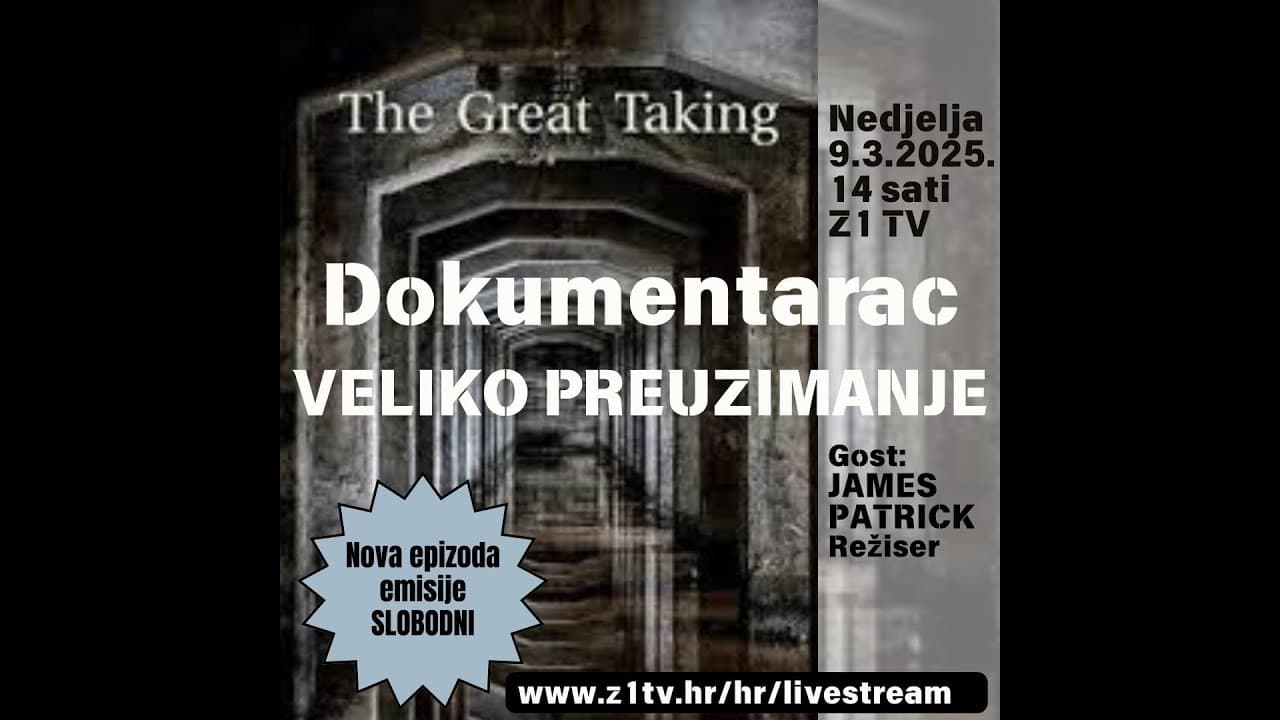 SLOBODNI podcast #106 James Patrick  Veliko otimanje ( The Great Taken)