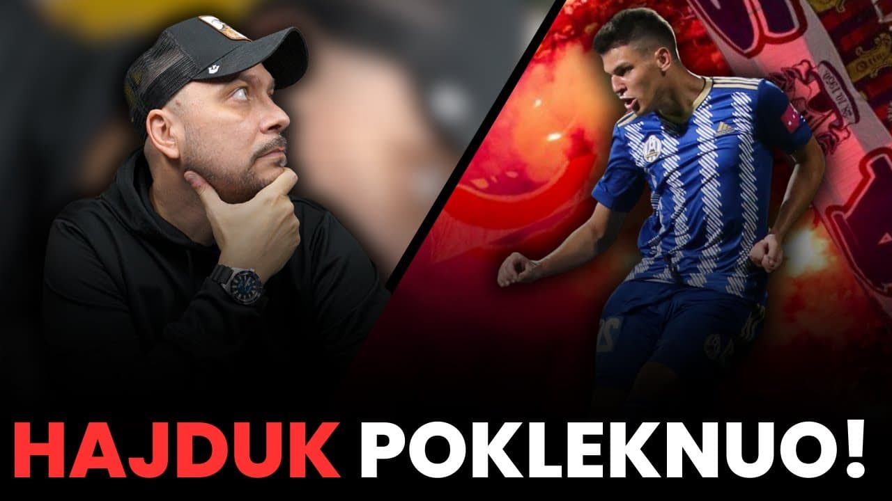 HAJDUK vs LOKOMOTIVA 1:1! HAJDUK SE SPASIO U ZADNJIM SEKUNDAMA!