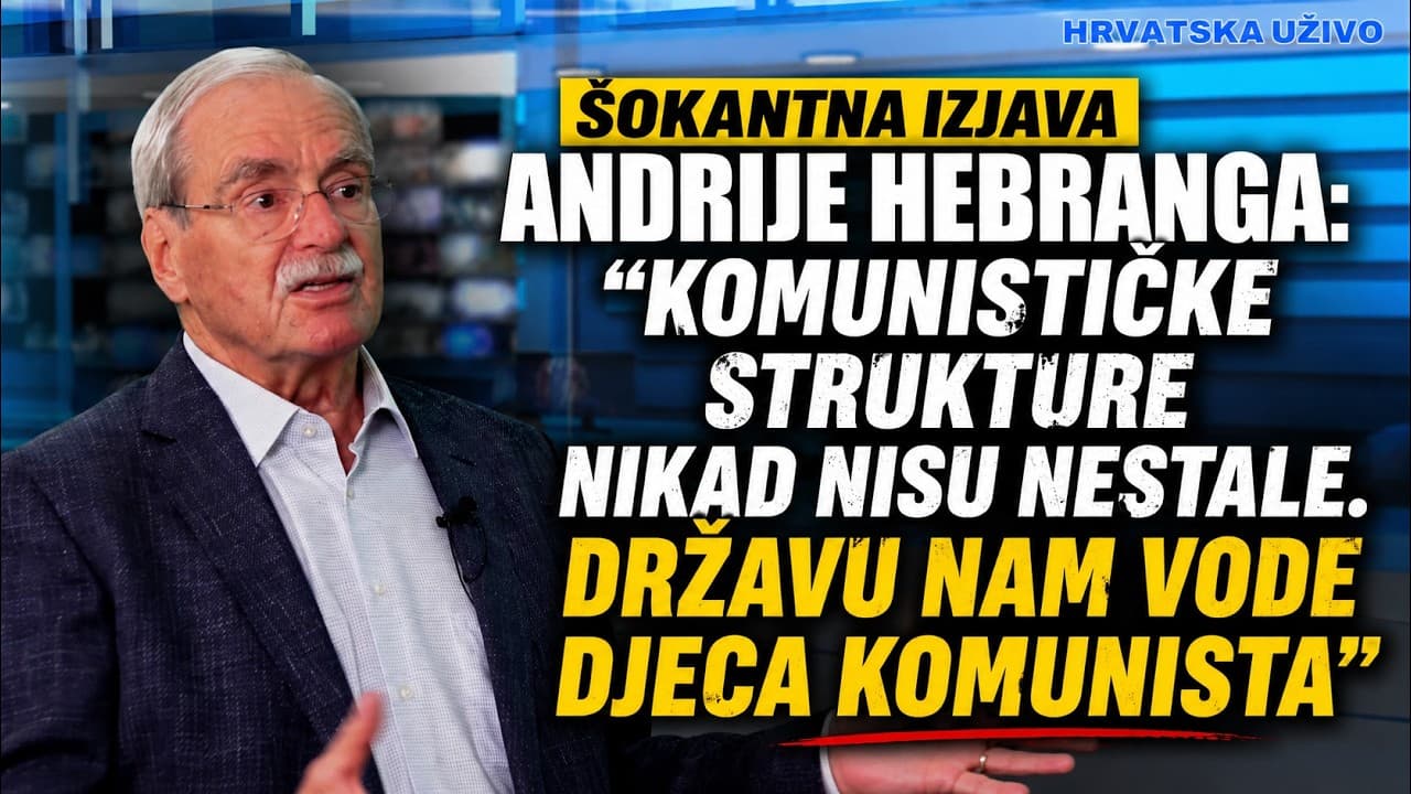 HEBRANG ŠOKIRAO IZJAVOM: Državom nam upravljaju djeca komunista. Anušiću su namjestili diverziju