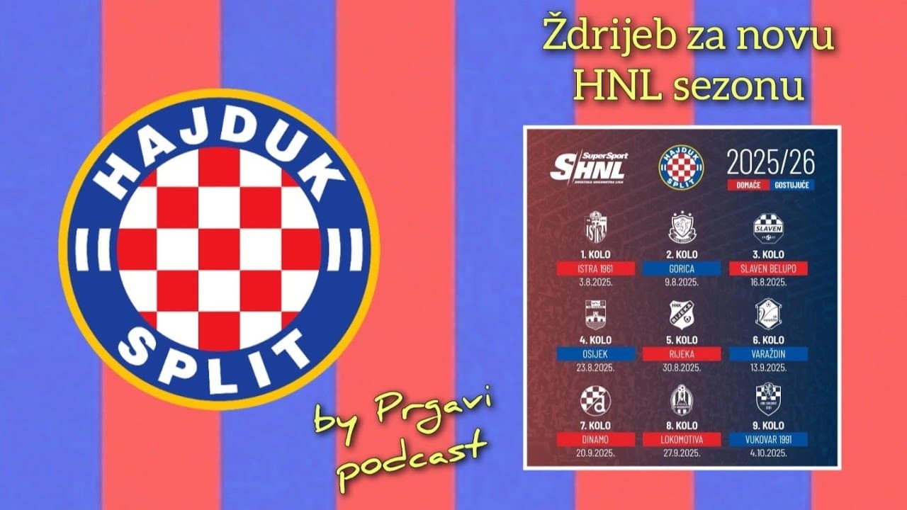 Prgavi podcast #154 - ždrijeb HNL-a za novu sezonu