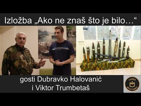 Izložba obrane područja Karlovca '91-'95, gosti Dubravko Halovanić i Viktor Trumbetaš