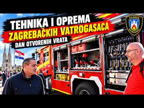 Nova tehnika i oprema zagrebačkih vatrogasaca | Dan otvorenih vrata 2026