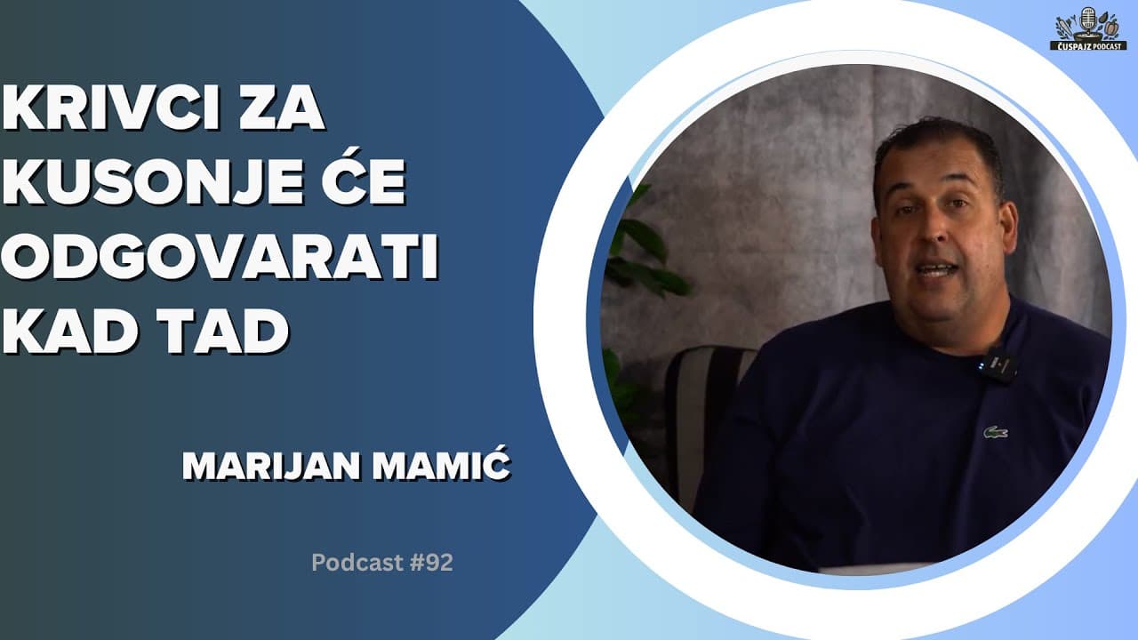 PODCAST ČUŠPAJZ #92 - Brat mi je rekao "Idemo riješiti to" MARIJAN MAMIĆ-UDRUGA KUSONJE '91-'93