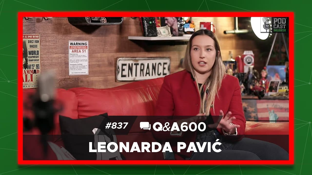 Podcast Inkubator #837 Q&A 600 - Leonarda Pavić