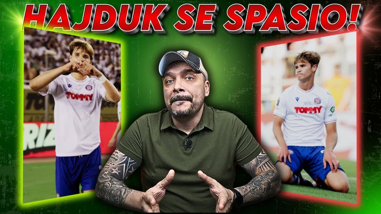 HAJDUK vs RIJEKA 2:2! PUKŠTAS DVA PUTA ZA REMI HAJDUKA!
