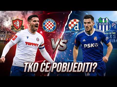 🔴 LIVE: Hajduk vs Gorica i Rudeš vs Dinamo! Tko će kiksati?