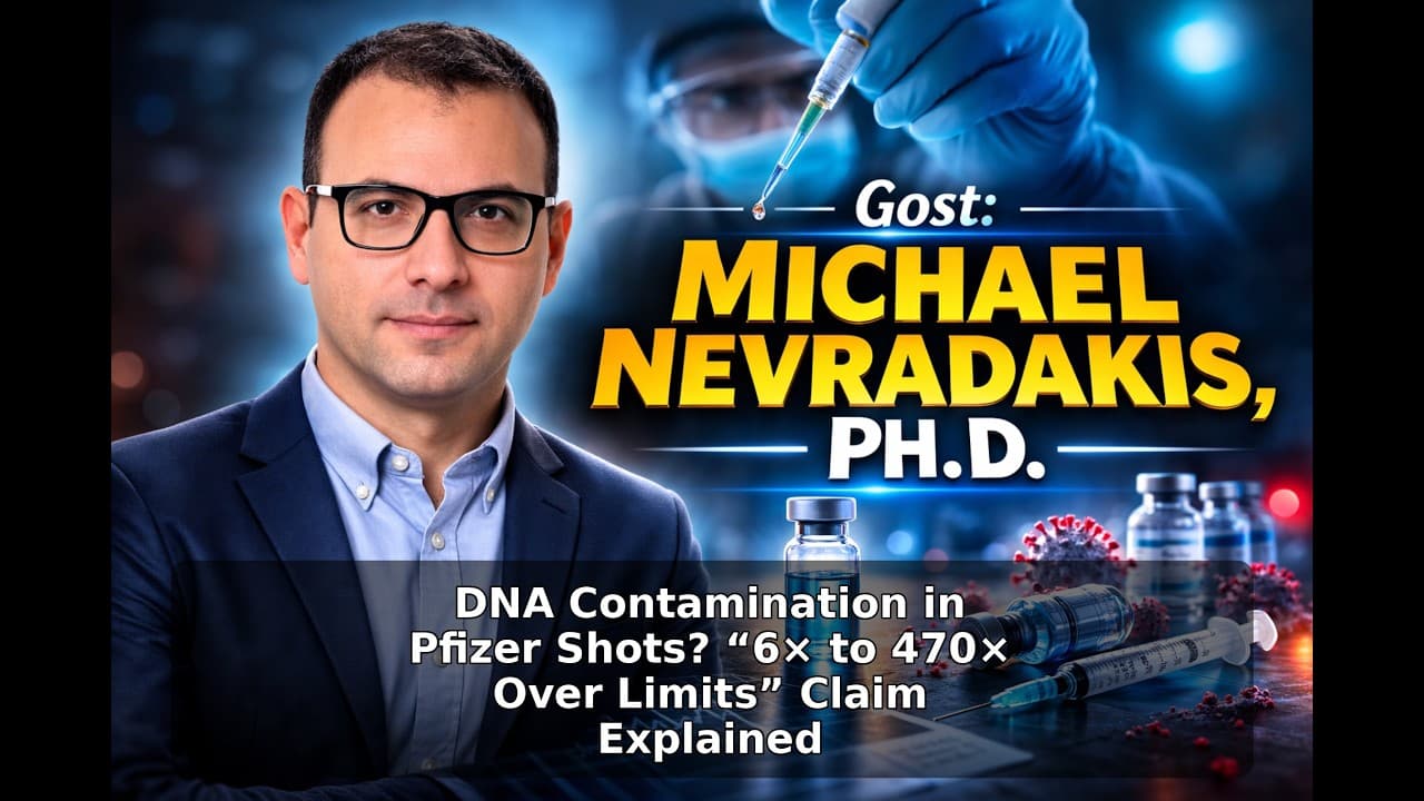 DNA Contamination in Pfizer Shots? “6× to 470× Over Limits” Claim Explained