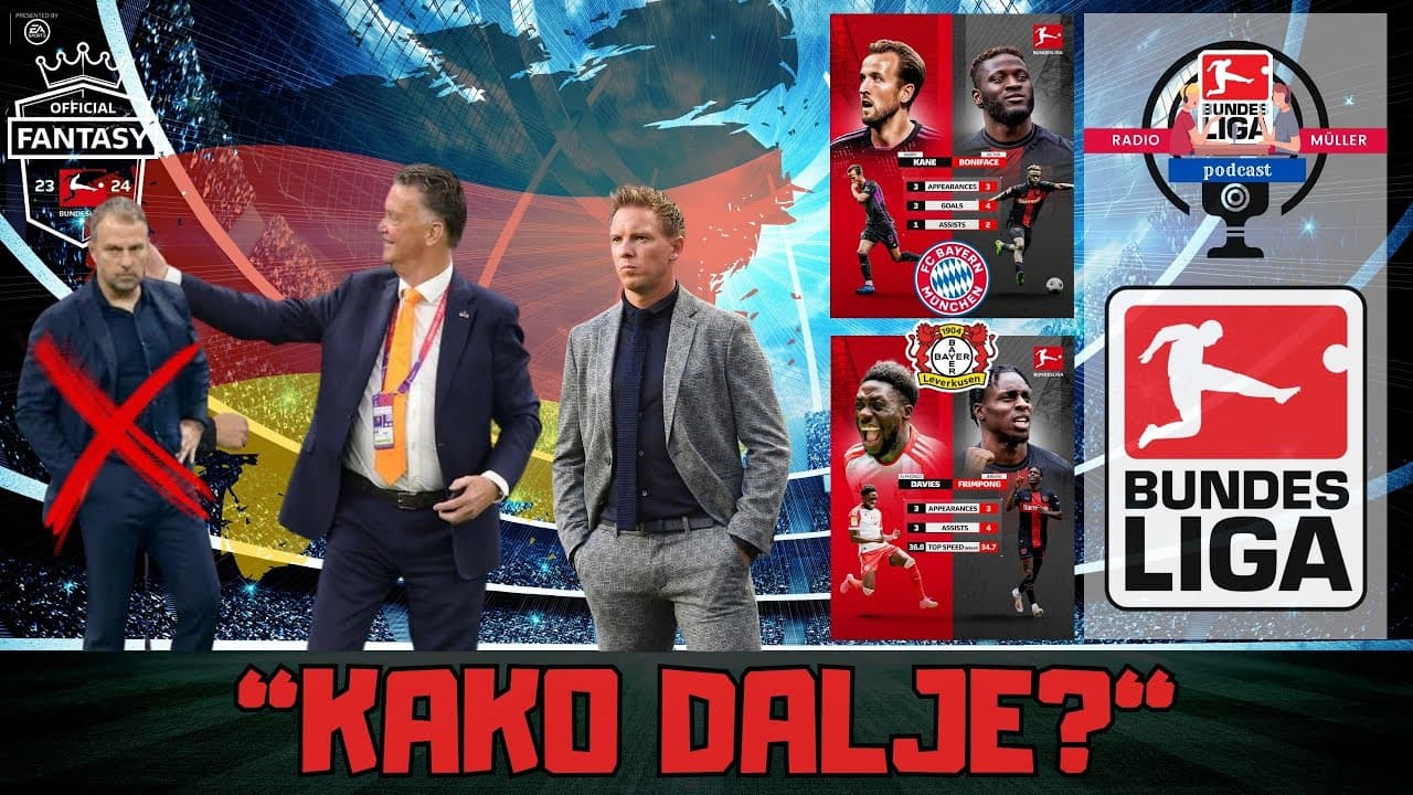 Što je bilo s Flickom i je li bolje Van Gaal ili Nagelsmann? Derbi: Bayern - Bayer I RM podcast #132