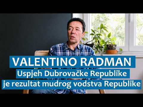 Valentino Radman: Uspjeh Dubrovačke Republike je rezultat mudrog vodstva Republike